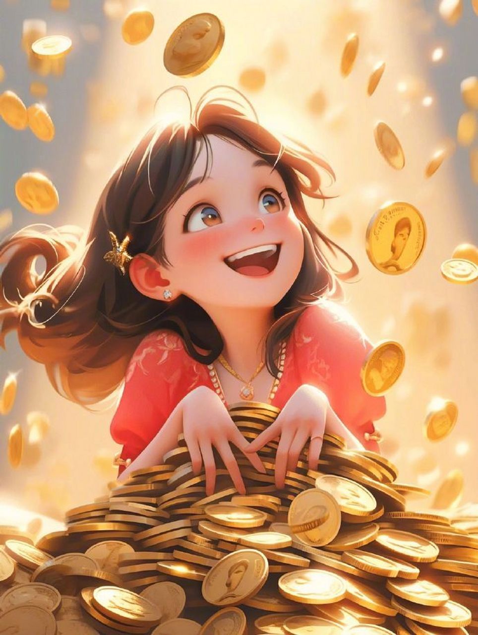 我真的很爱钱,你知道吗.闻起来香,摸上去舒服,看上去还美.