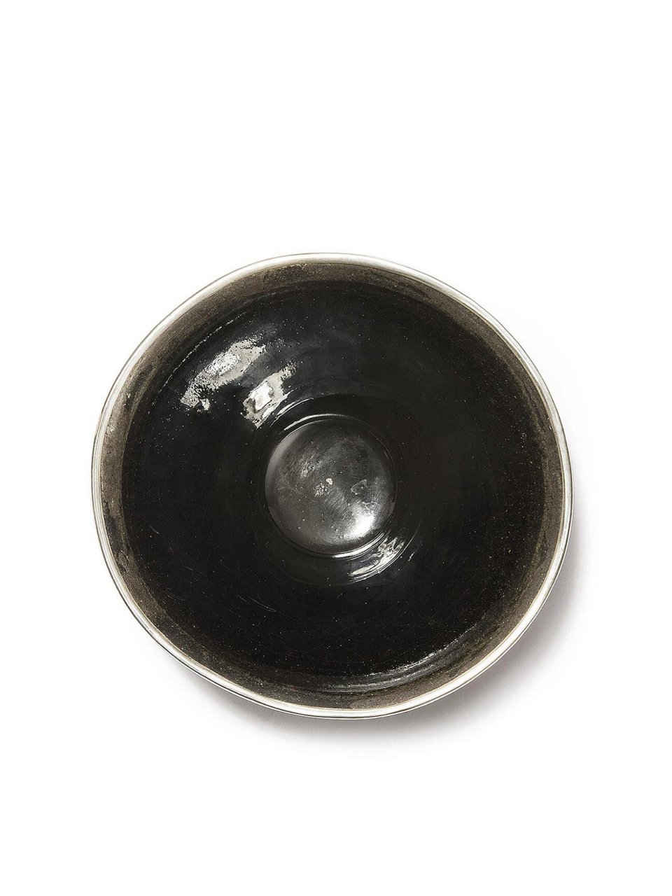 40-宋建窑黑釉兔毫盏 h6.9×w12.