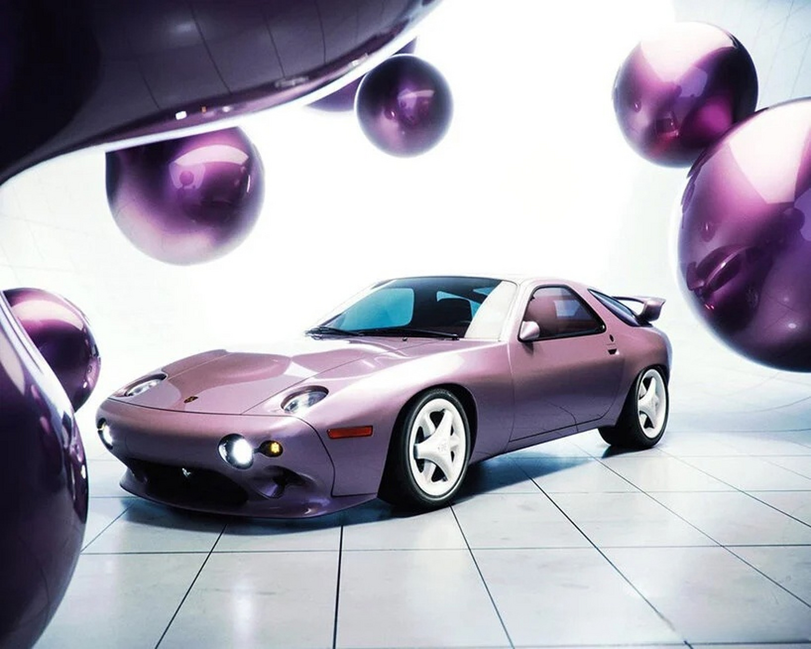 x porsche 推出 y2k 风格汽车 nebula 928】 daniel arsham 与保时捷