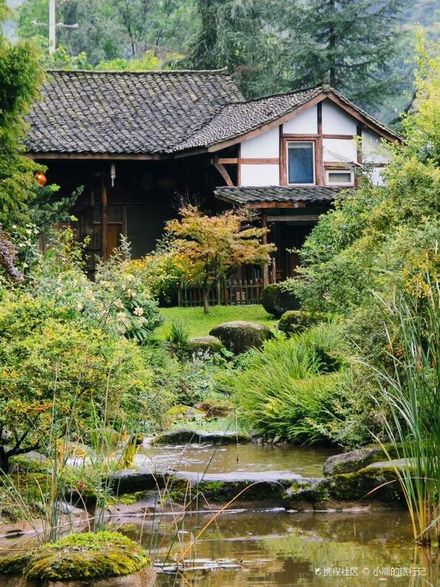 隐匿于山林谷溪旁的民宿||天府红谷·耕读桃源_天台山天府红谷·耕读