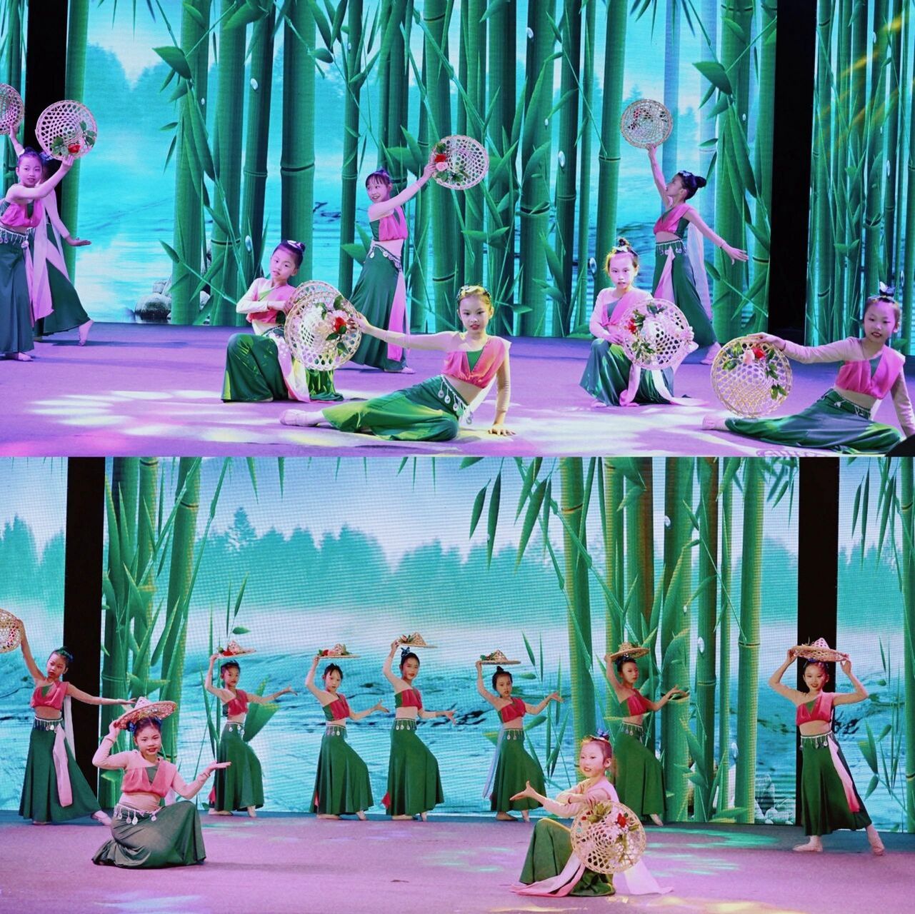 少儿舞蹈剧目推荐959595 91《小河弯弯》群舞剧目:图片为刚考