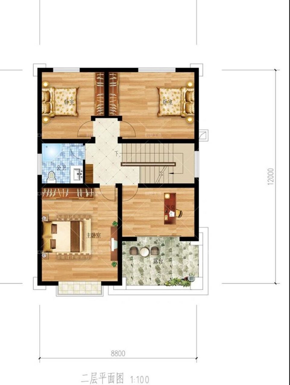 10万竟然可建造主体 本期分享农村二层别墅设计 ,小户型,工程造价10