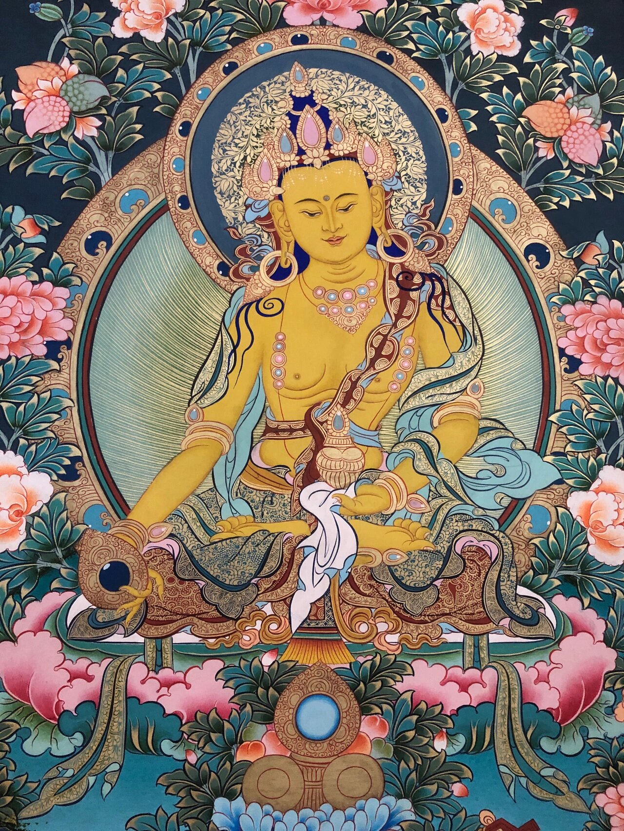 唐卡|地藏王菩萨