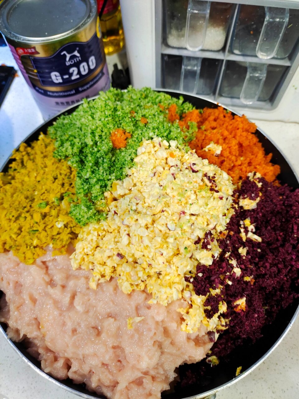 仓鼠营养辅食详细教程 仓鼠营养辅食篇 食材:西兰花500克,鸡胸肉500克