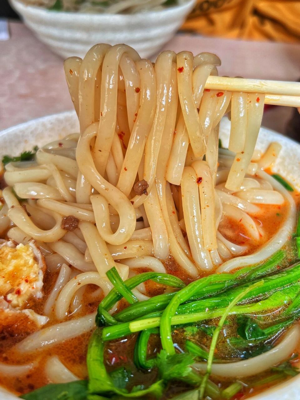 基本每次去都拼桌 - 香辣/香汁牛筋面 小碗 12r 酱鸡肝 4r 麻辣黄瓜