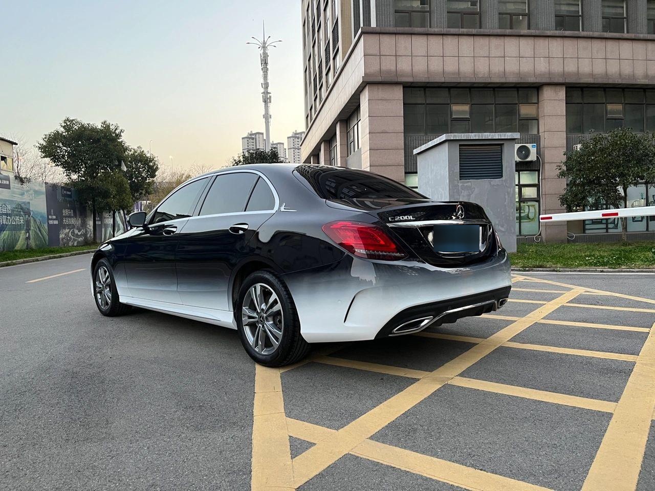 奔驰c200l～黑白渐变.