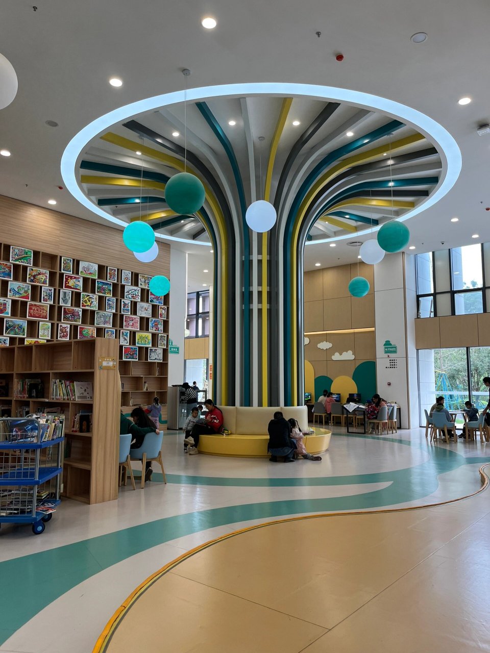 西安高新图书馆图片