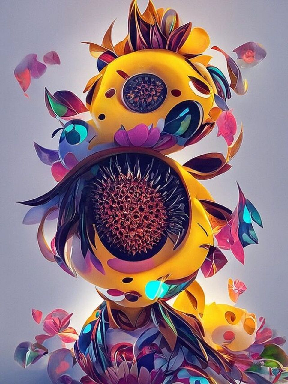 最近换了一个国内的平台继续玩ai数字艺术创作,基于谷歌技术