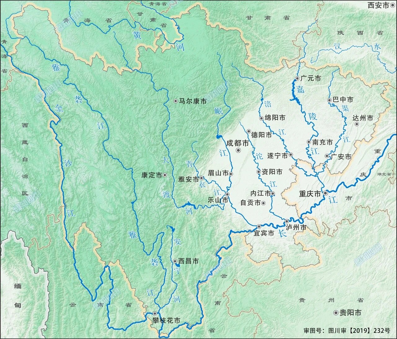 四川的山脉分布图图片