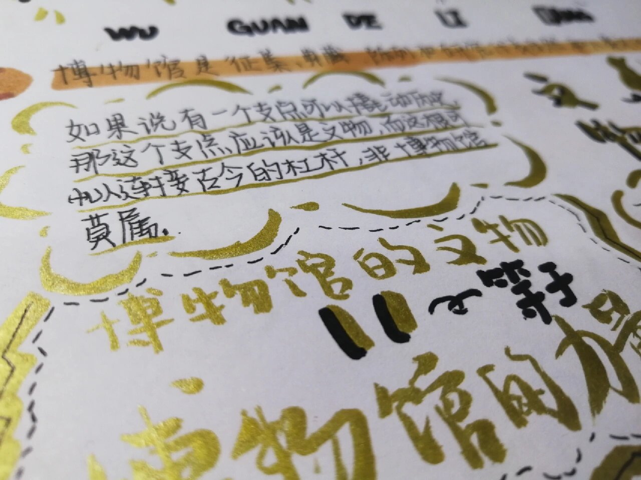 博物馆的力量手抄报