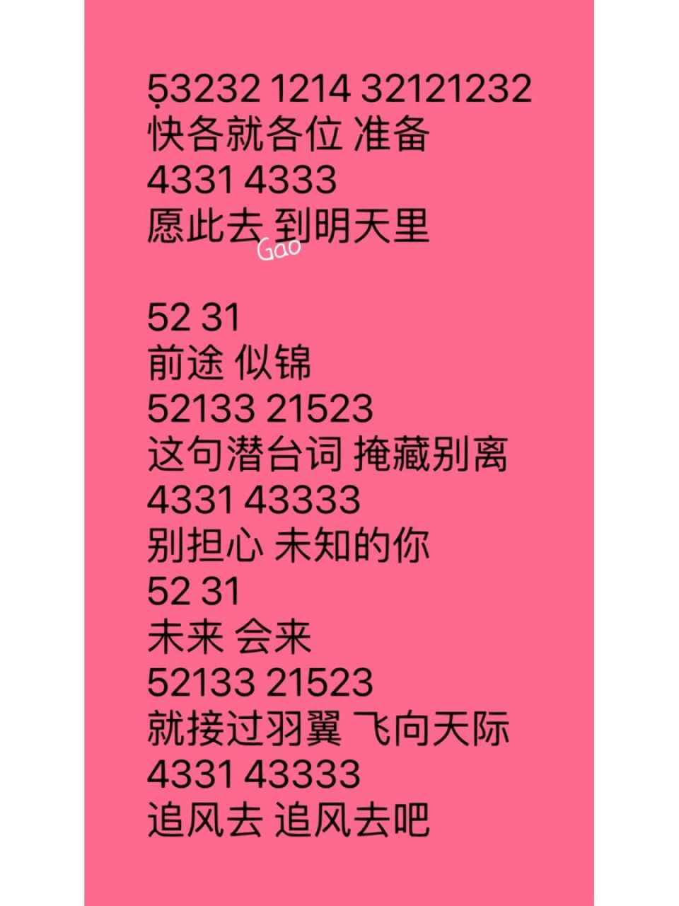 《别怕,未来会来》硬糖少女303 简谱完整版 #每秒都值得记录# #笔记