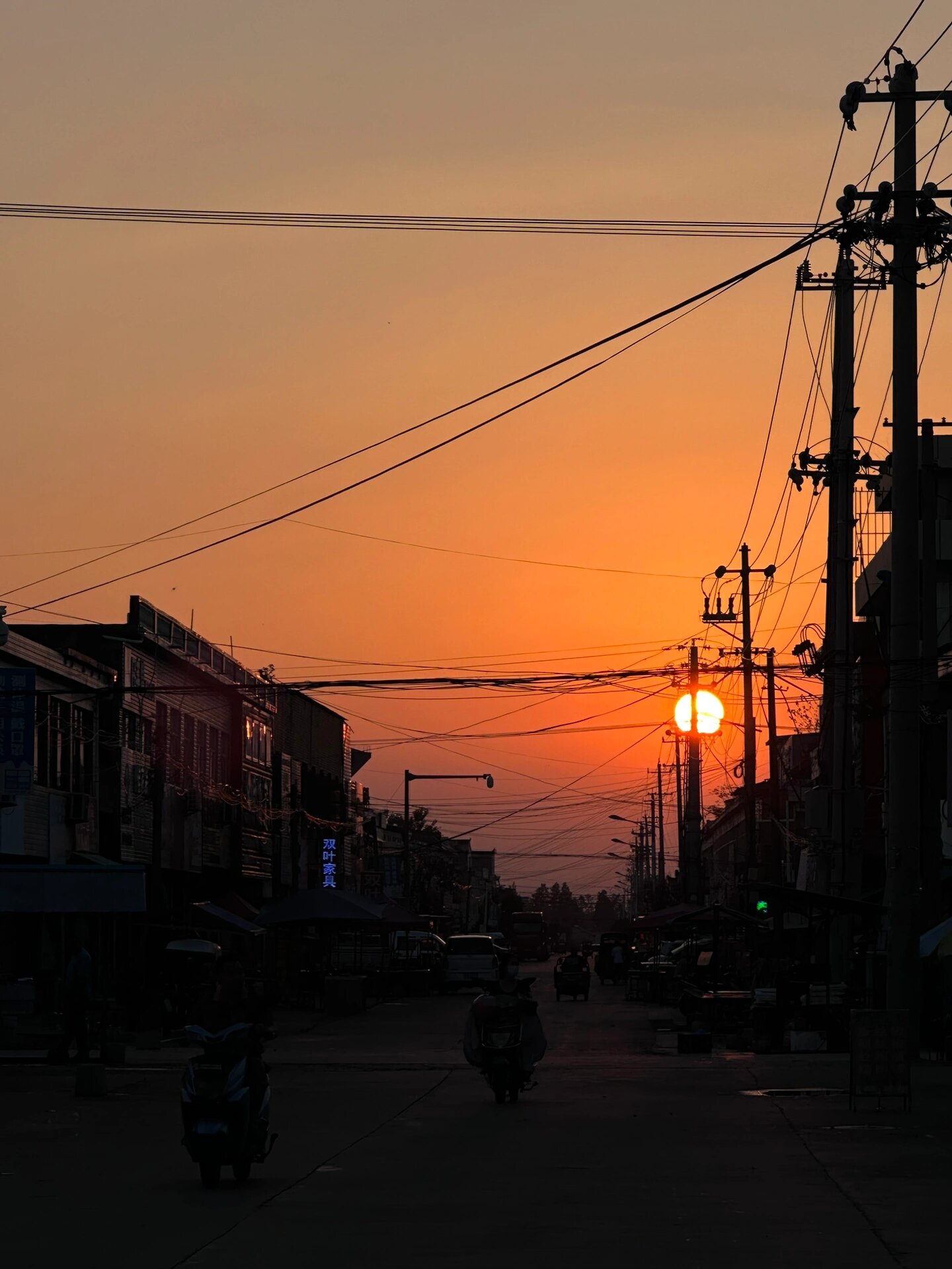 安徽 寿县 小甸的夕阳与清晨