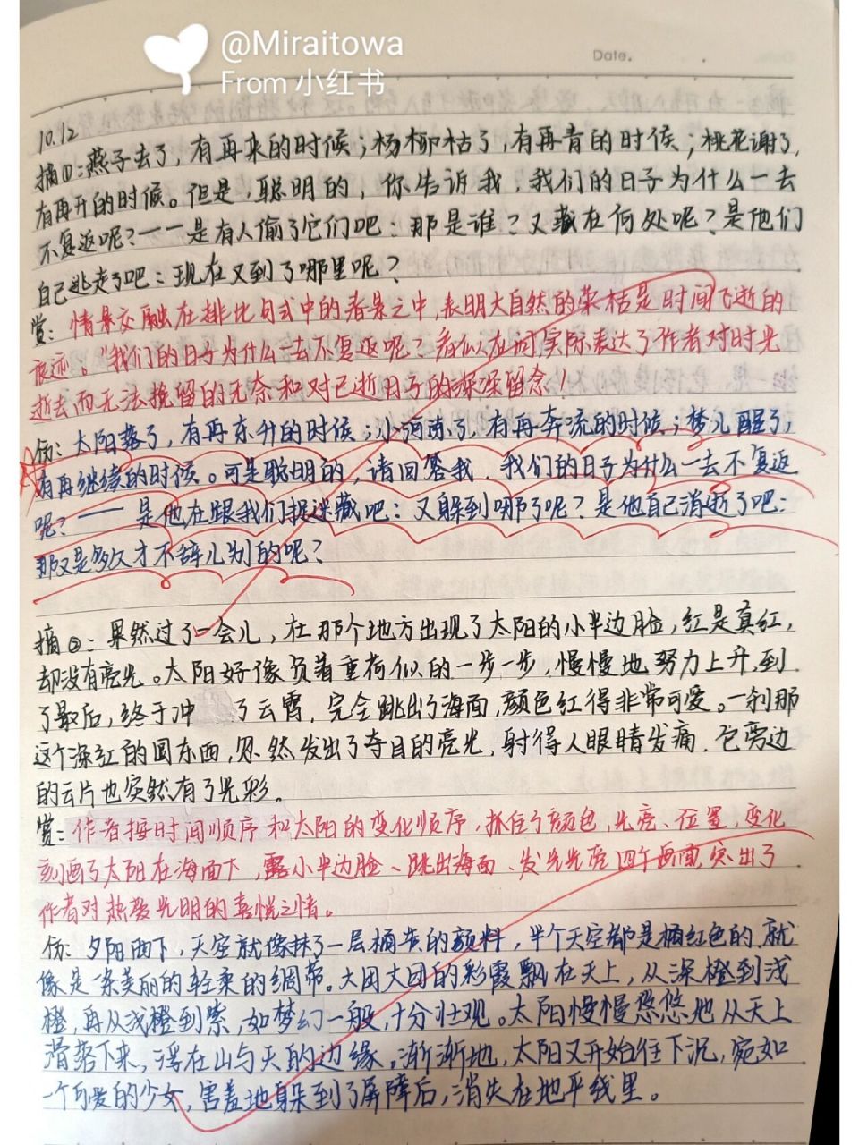 今日份摘抄  摘抄 赏析 仿写  十年磨一剑,风雨未曾阻挡,愿你乘风破浪
