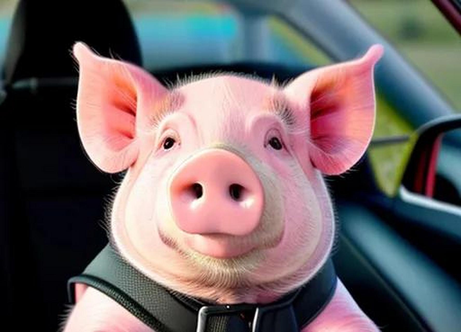 突然汤姆问杰克:"你知道为什么猪不能开车吗?