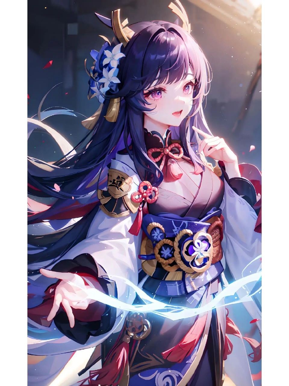 原神稻妻—雷电将军   『最殊胜威怖的雷霆化身』『御建鸣神主尊