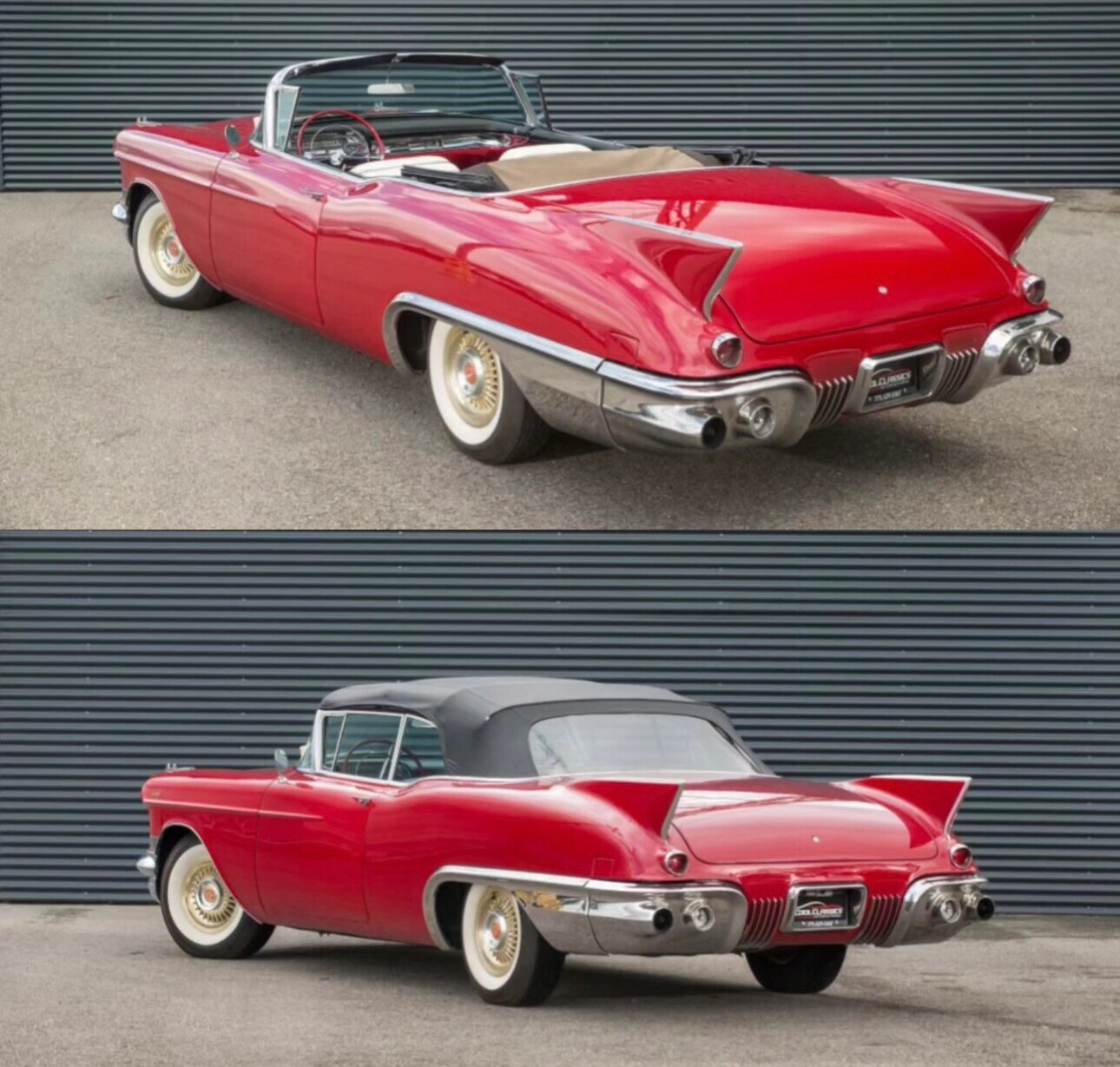 每天一款老爷车凯迪拉克eldorado biarritz 1950年代美国机车力量和