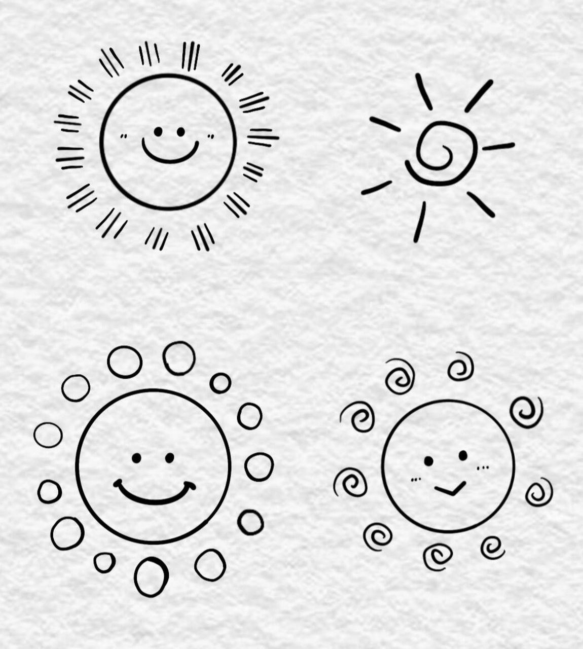 晴天太阳简笔画 春天里的一缕阳光最诱人,一年之计在于春,一天之计