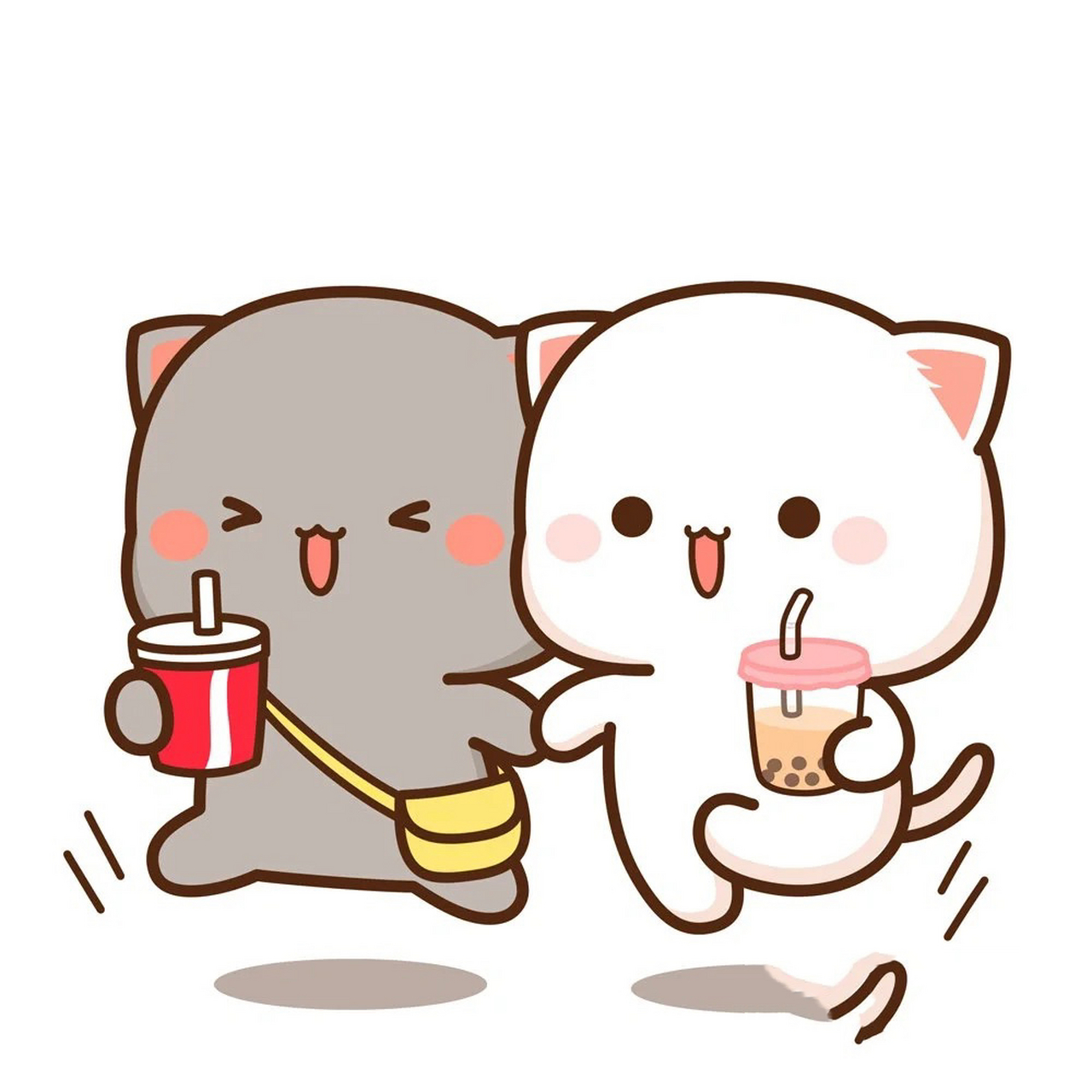 【情头分享】转载·春游蜜桃猫 不知不觉搭乘上驶入