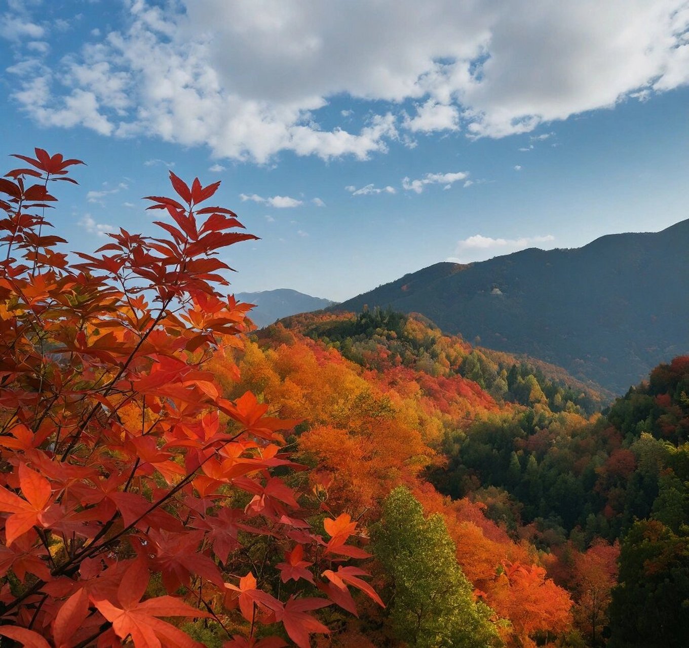 满山遍野红色枫叶93   满山遍野红色枫叶93