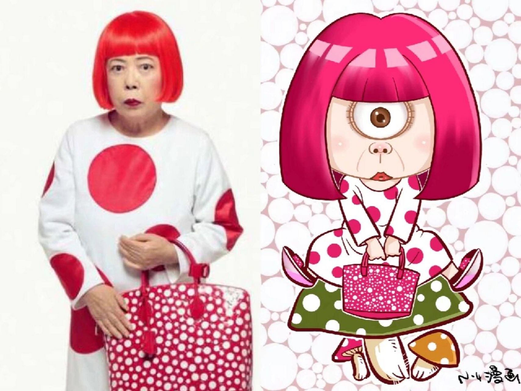 漫画一下日本艺术家草间弥生 草间弥生(yayoi kusama),出生于日本长野