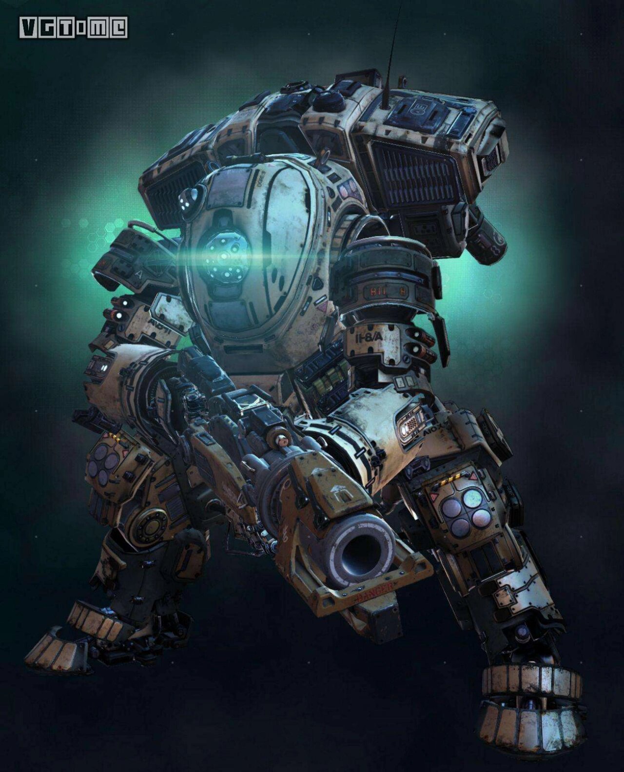 各个泰坦 野兽泰坦找不到,只能拿bt7274拿的野兽武器代替,请谅解.