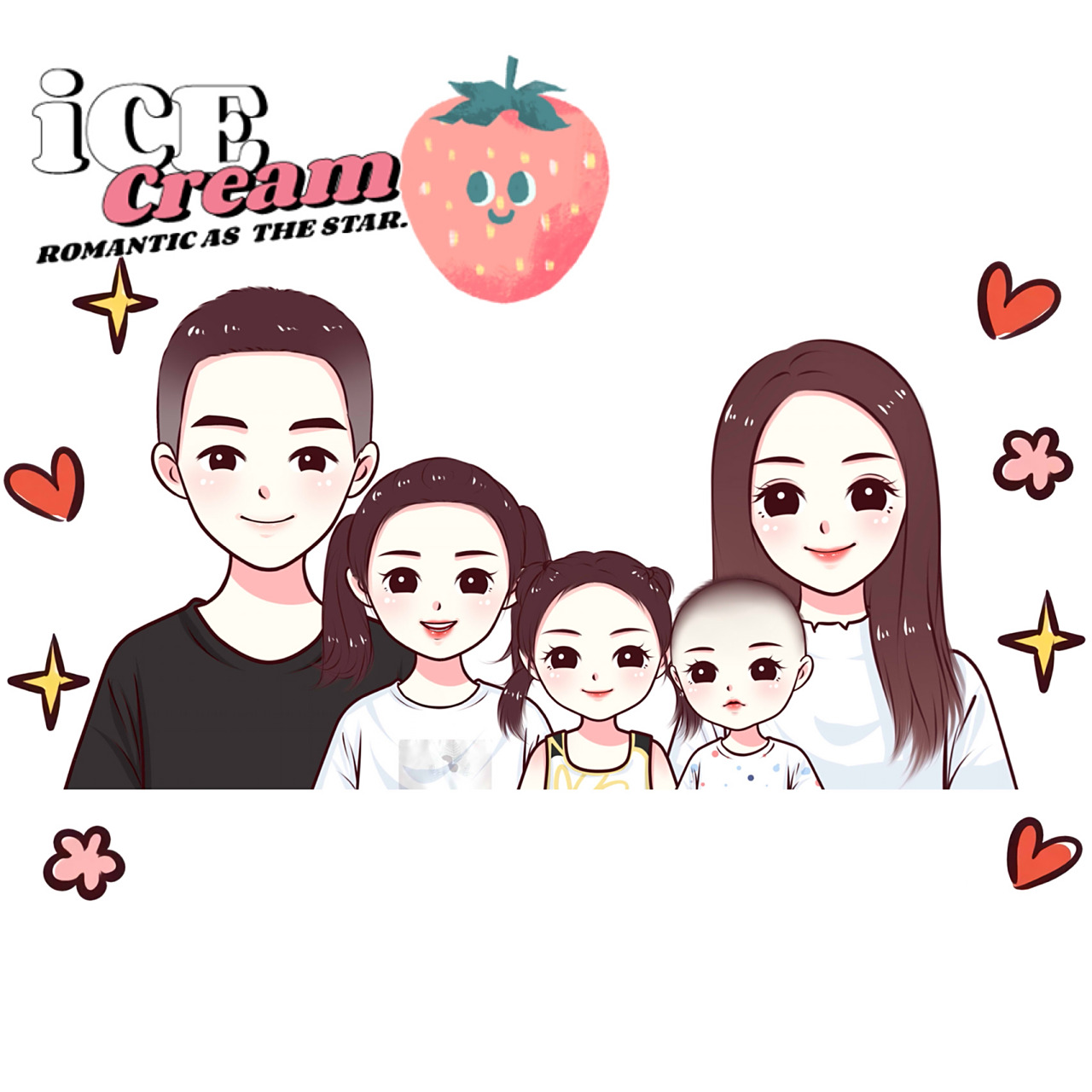 的 找到喜欢的可以来照片画喔 单人照片就可以拼成这样可爱好看的头像