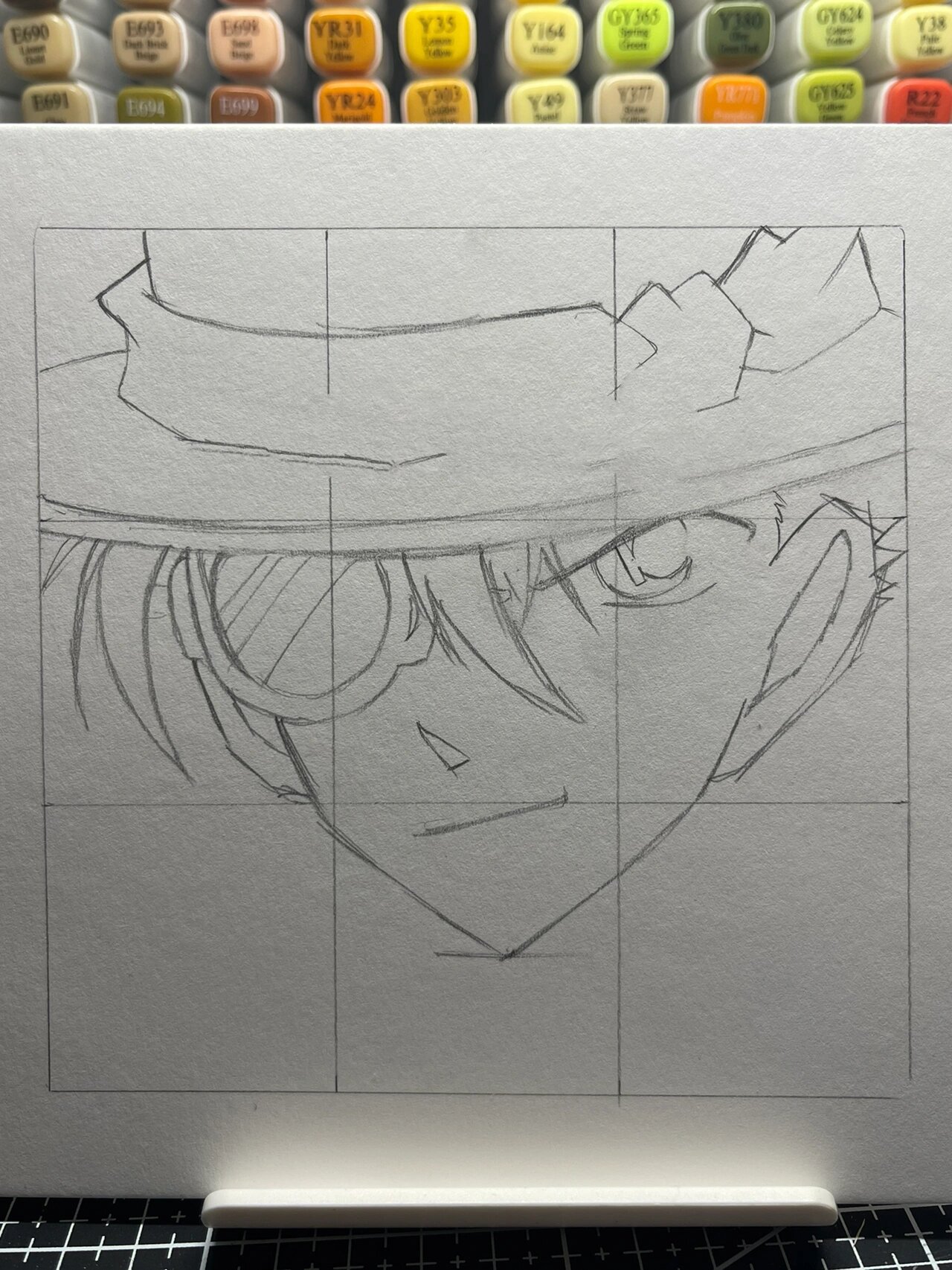 手绘|怪盗基德 附线稿过程