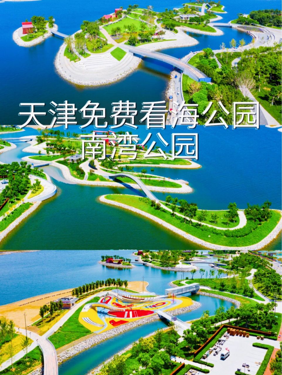天津南湾公园|免费小众看海公园 hello,我是白熊 清明小长假之后,大家