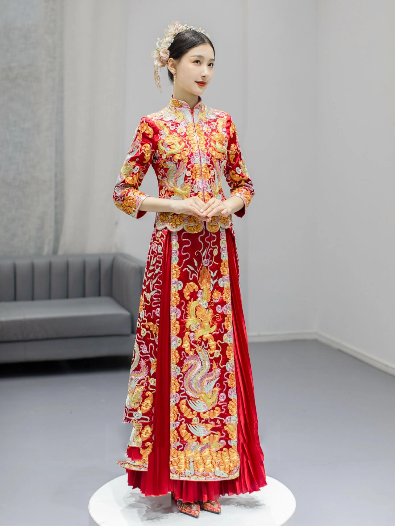 杭州新娘备婚 |9款红色秀禾服合集