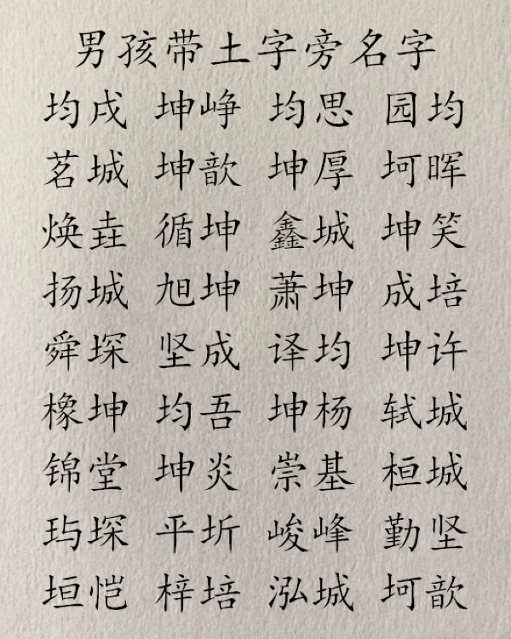 男孩带土字旁的名字宝宝取名字宝宝起名字 乐羡:乐以忘忧,惊羡一世