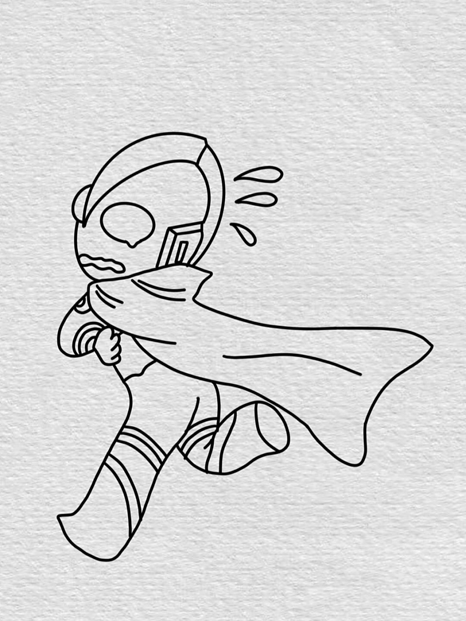 奥特曼简笔画教程已附色(67) 迪迦超人,我最厉害