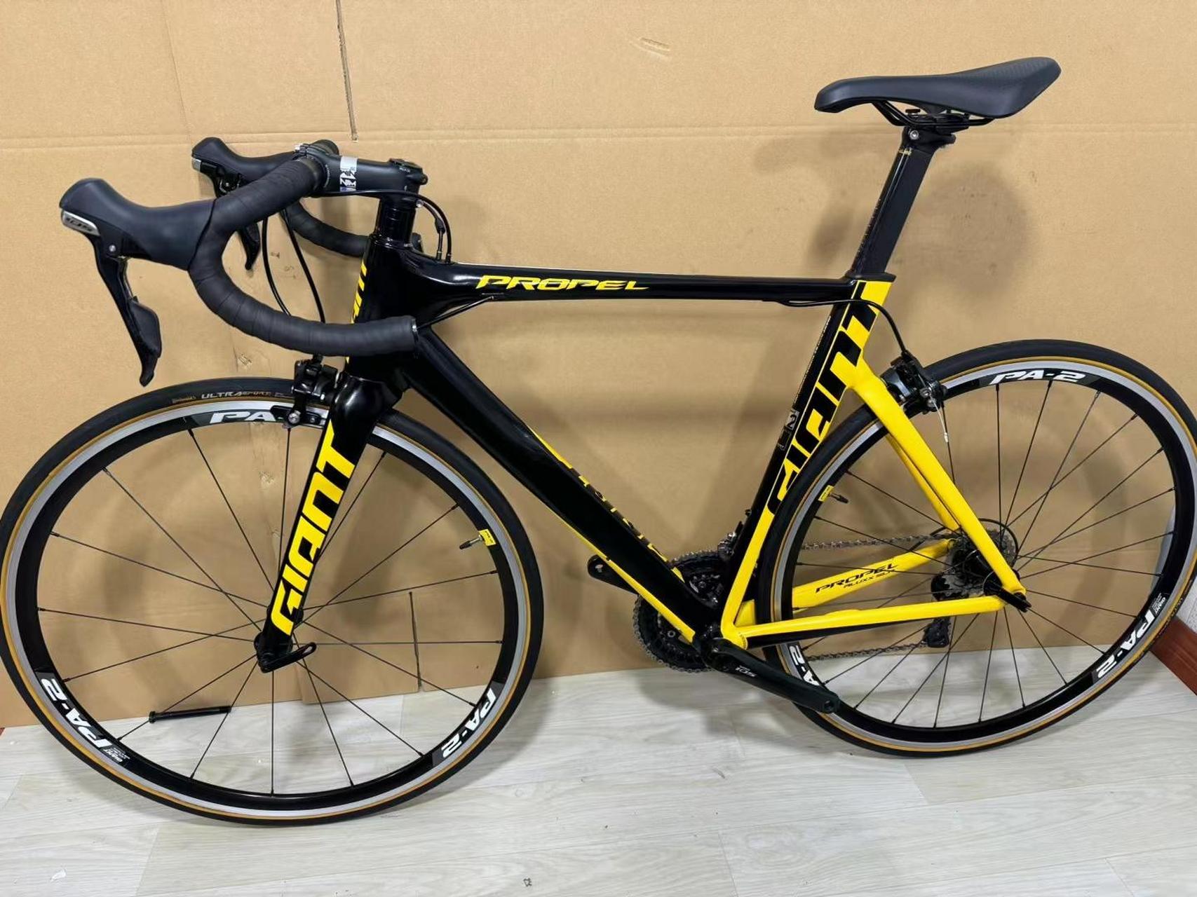 捷安特pp slr2公路自行车 旗舰铝架 碳纤维坐管 碳纤维前叉 禧玛诺105