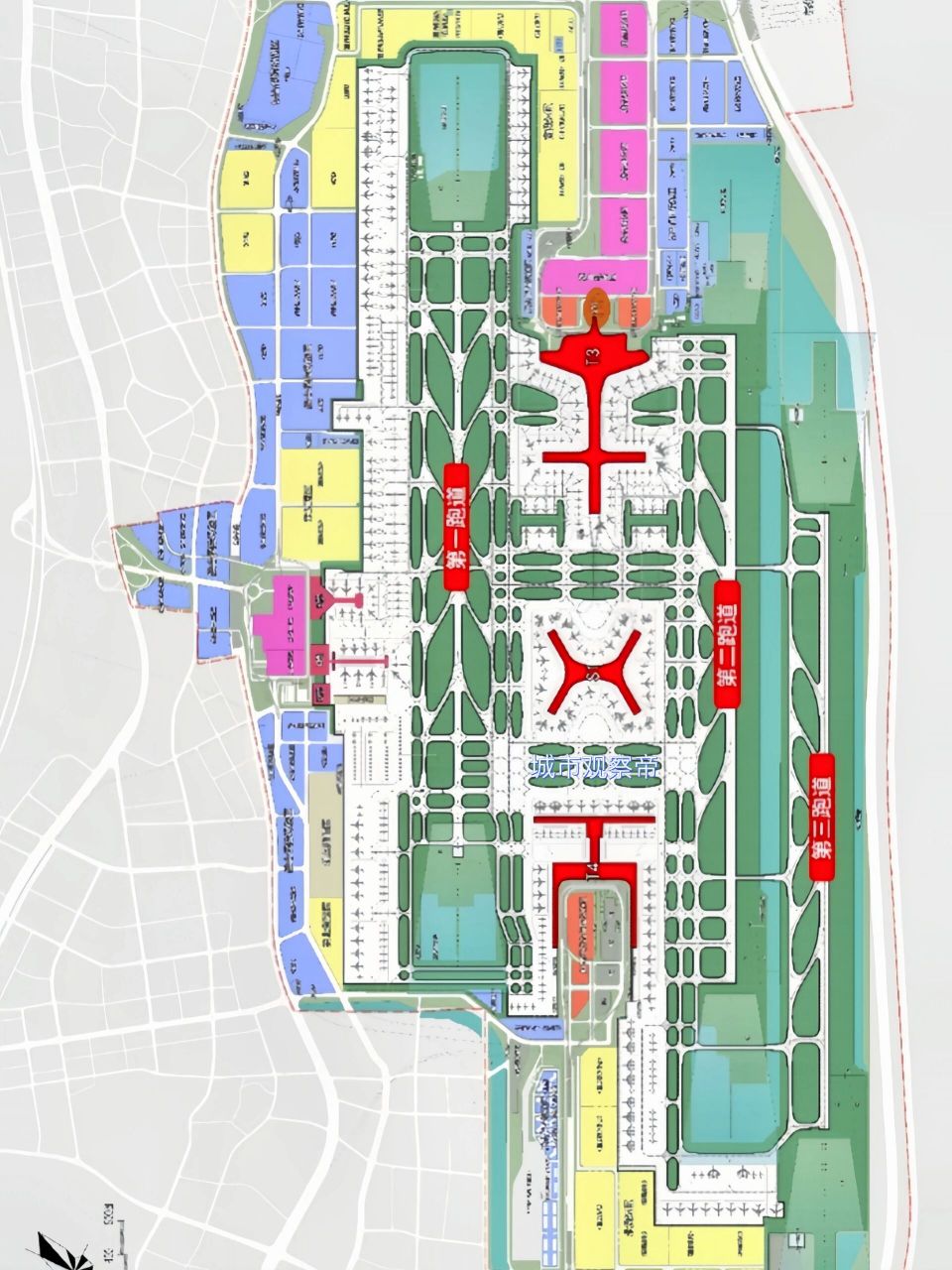 高坪机场第三跑道规划图片