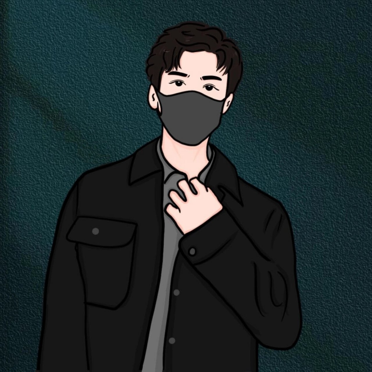 画帅哥头像 头像定画