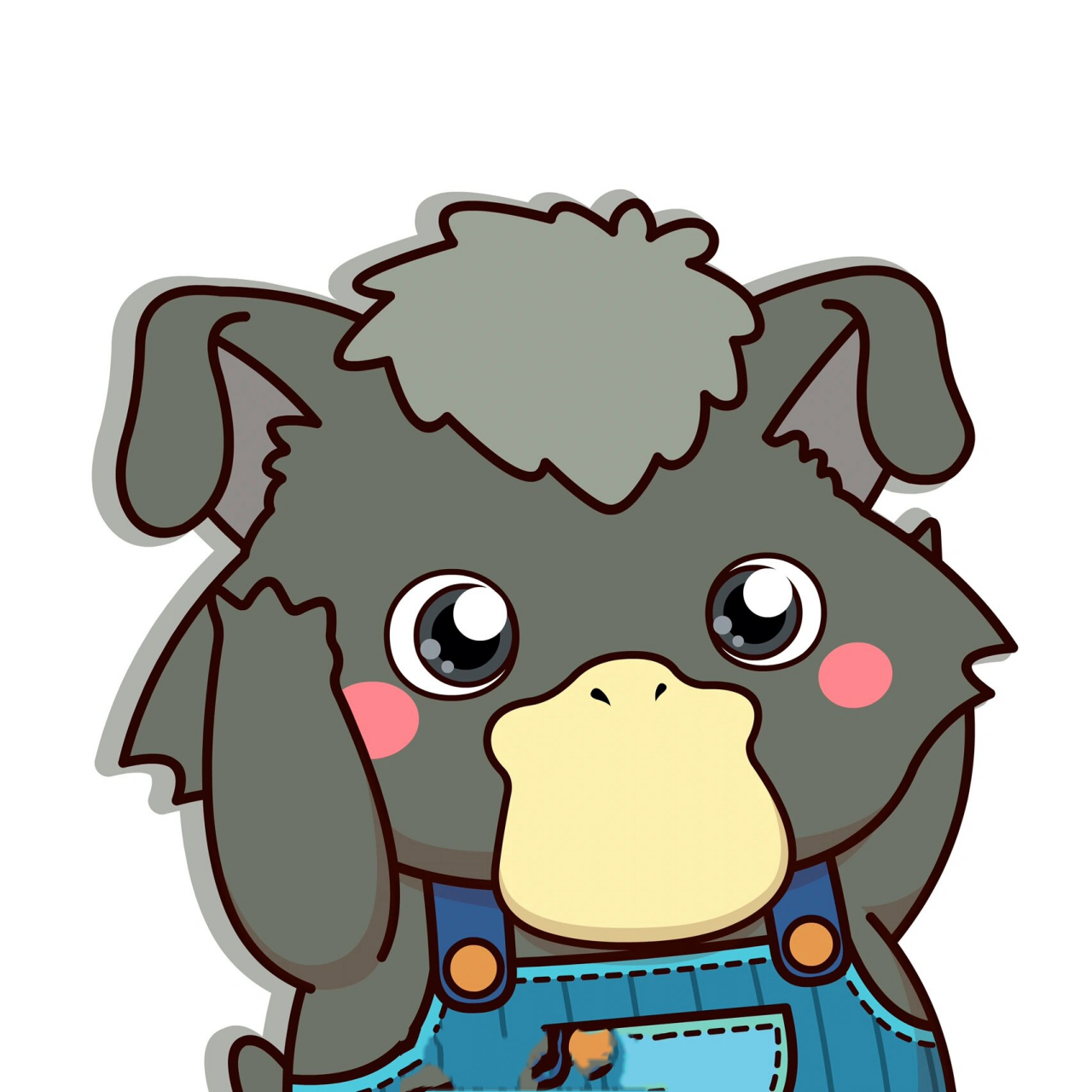 可达鸭系列头像之喜羊羊与灰太狼