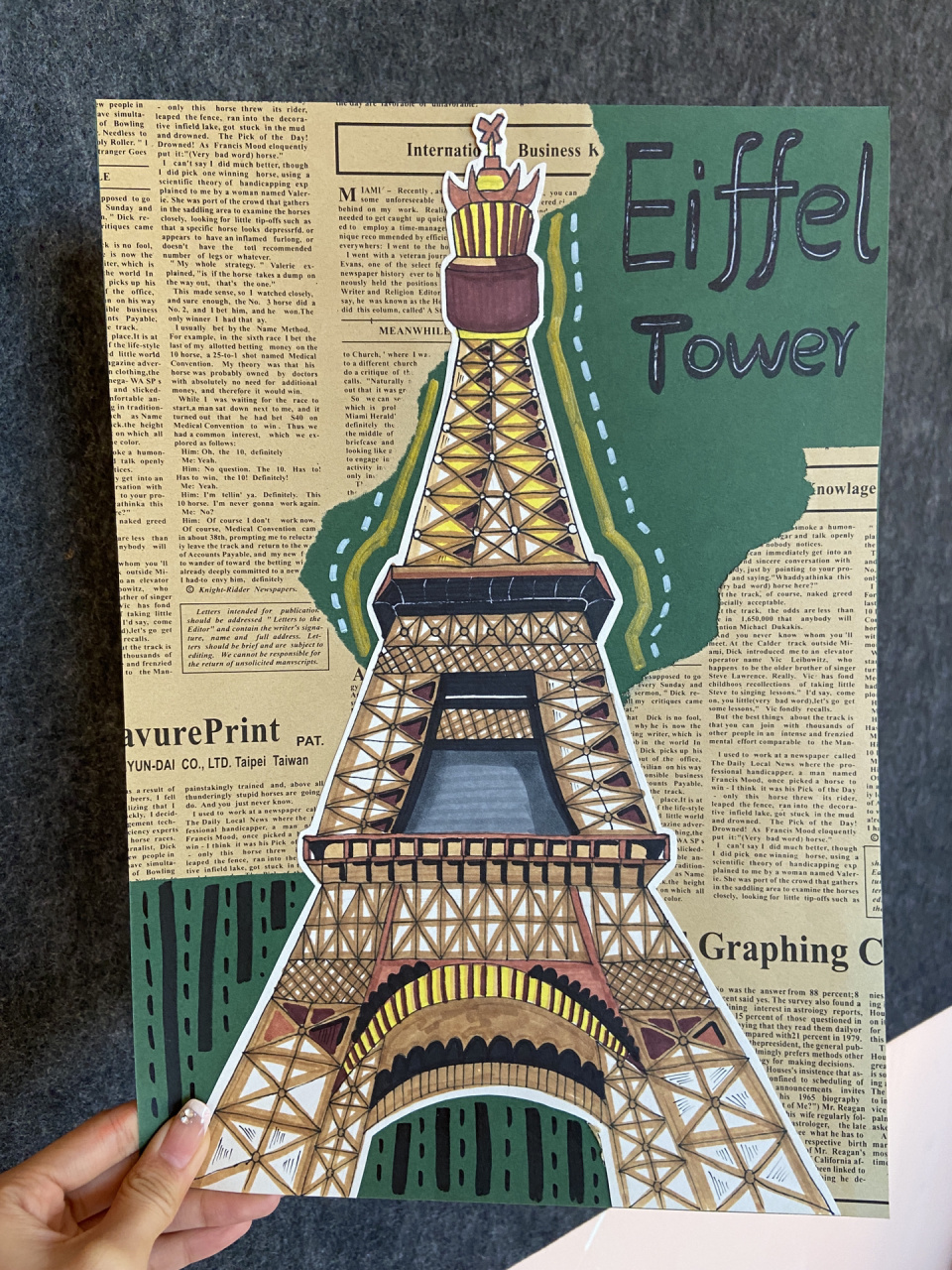 《埃菲尔铁塔》 99埃菲尔铁塔(the eiffel tower),矗立在法国巴黎市