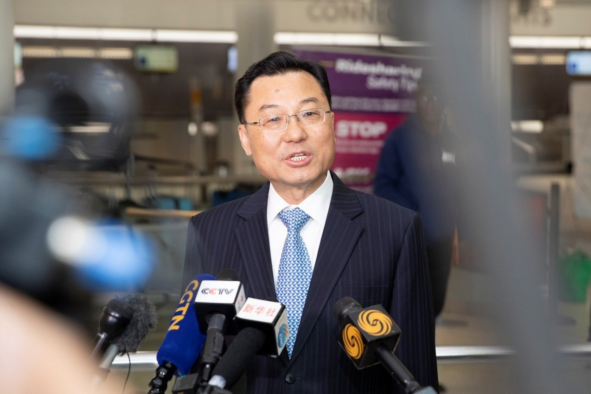 【中国新任驻美大使谢锋:期待与美国各界一起为中美关系思与行,鼓与呼