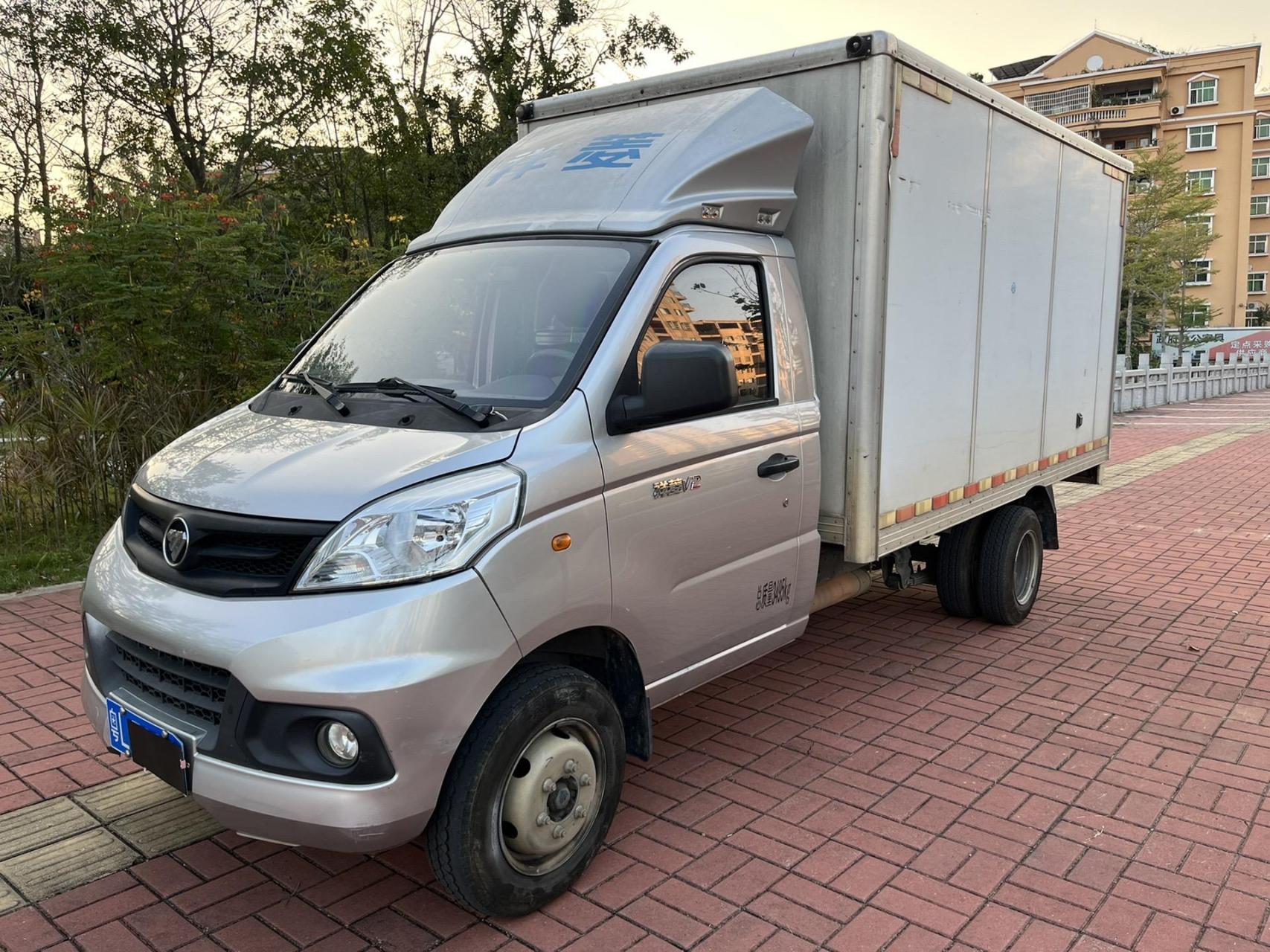 2020年福田祥菱v2货车,单排:双轮:货箱长3.3米:高1.