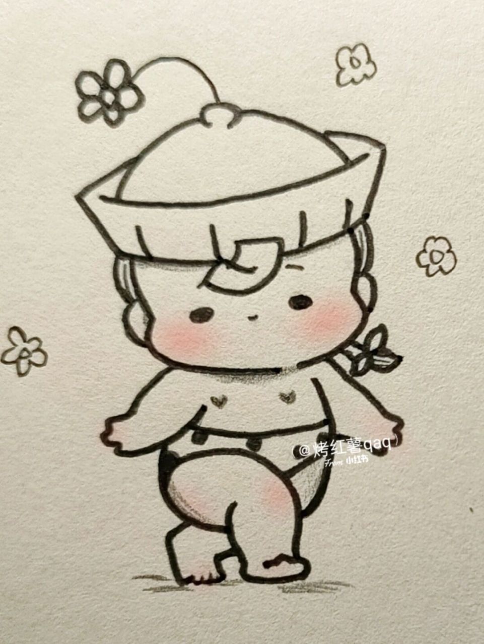 简笔画教程# #手绘过程# #临摹# #简笔画