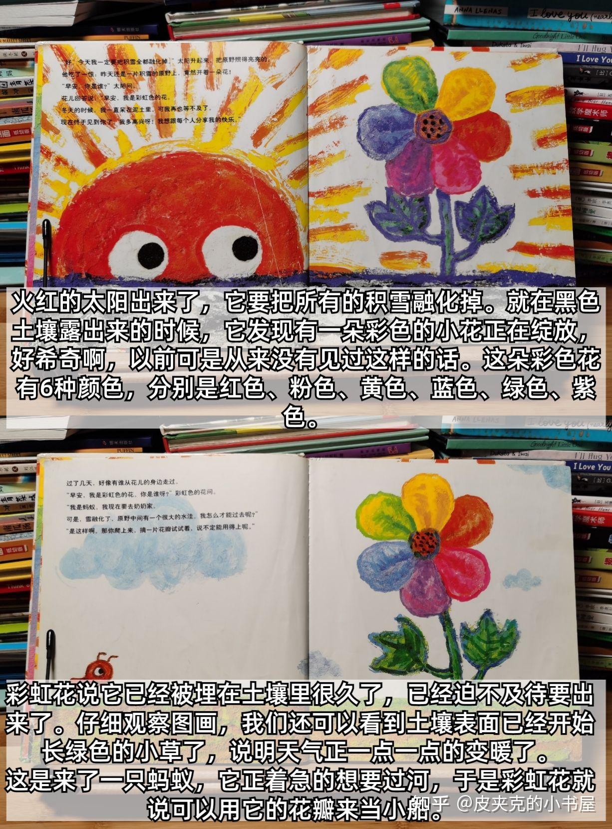 彩虹色的花绘本精读思维导图