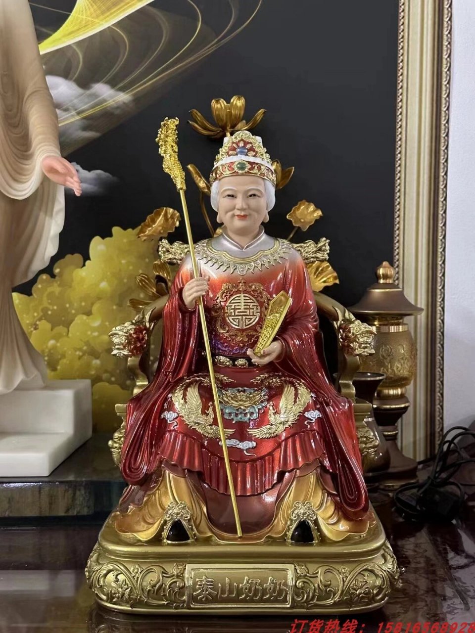 泰山娘娘像泰山圣母像泰山奶奶碧霞元君神像