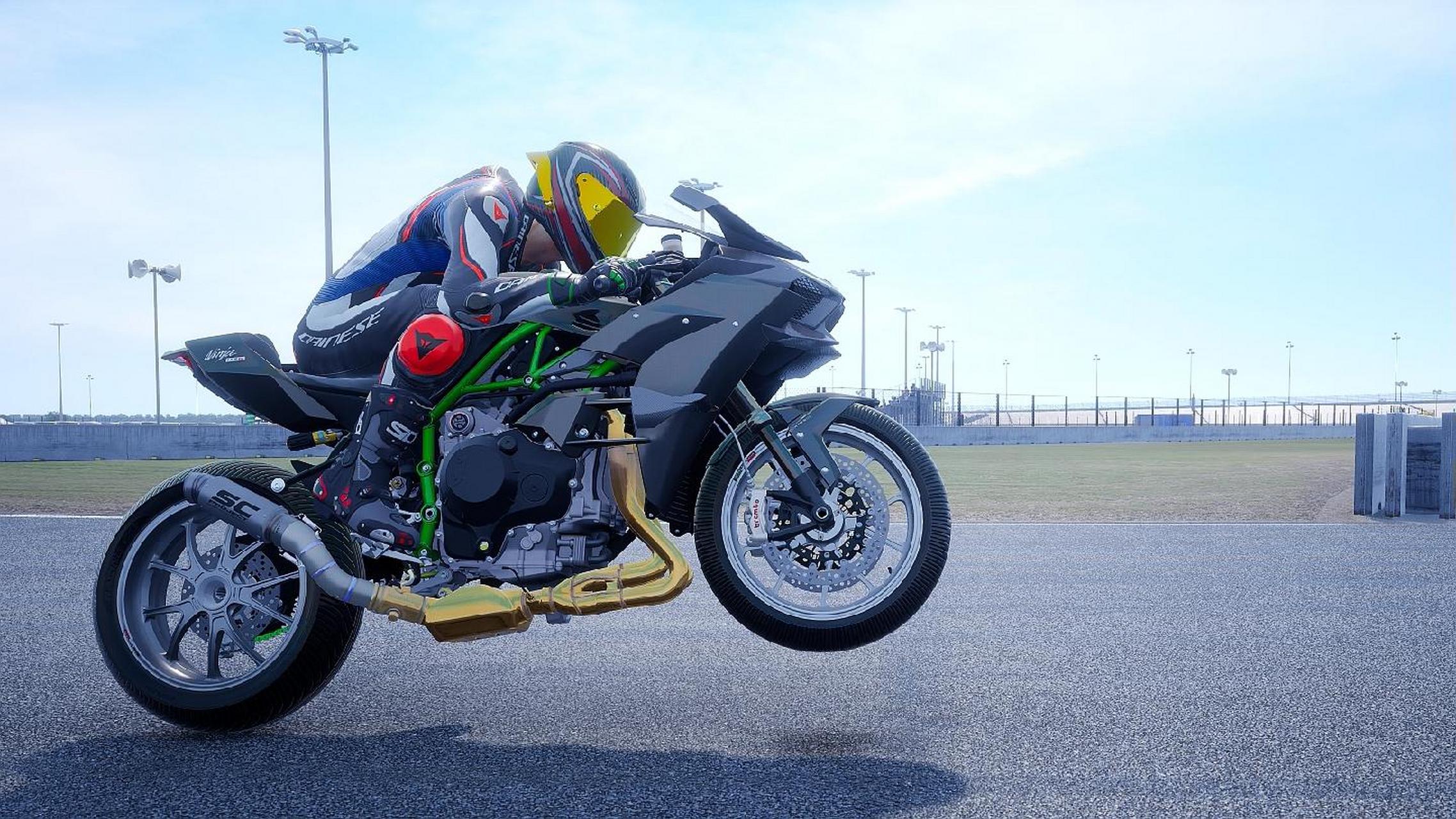 kawasaki川崎h2r 是量产摩托车里zui快的 也被称为直线王和弯道亡