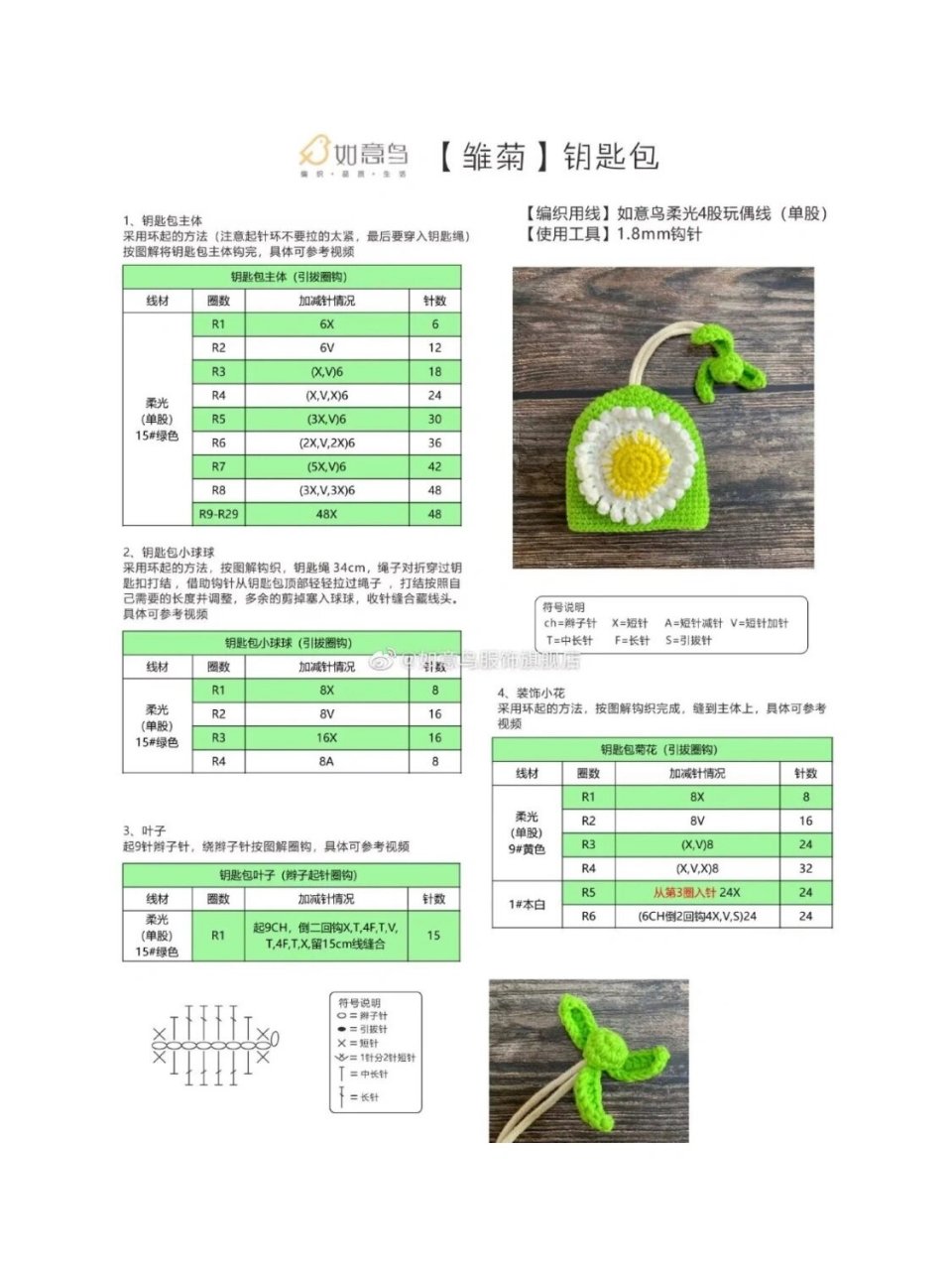 66钩针图解网站图片