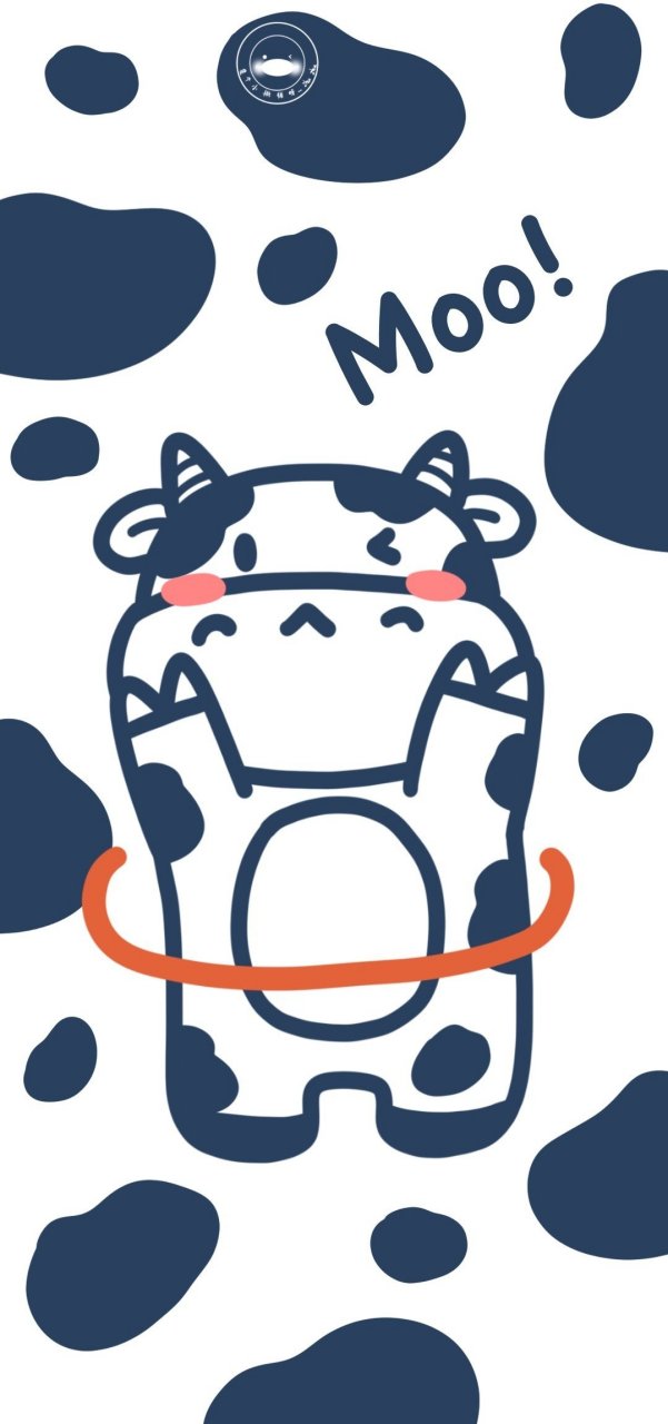 可爱奶牛壁纸   #知识创作官##技能职场内容激励