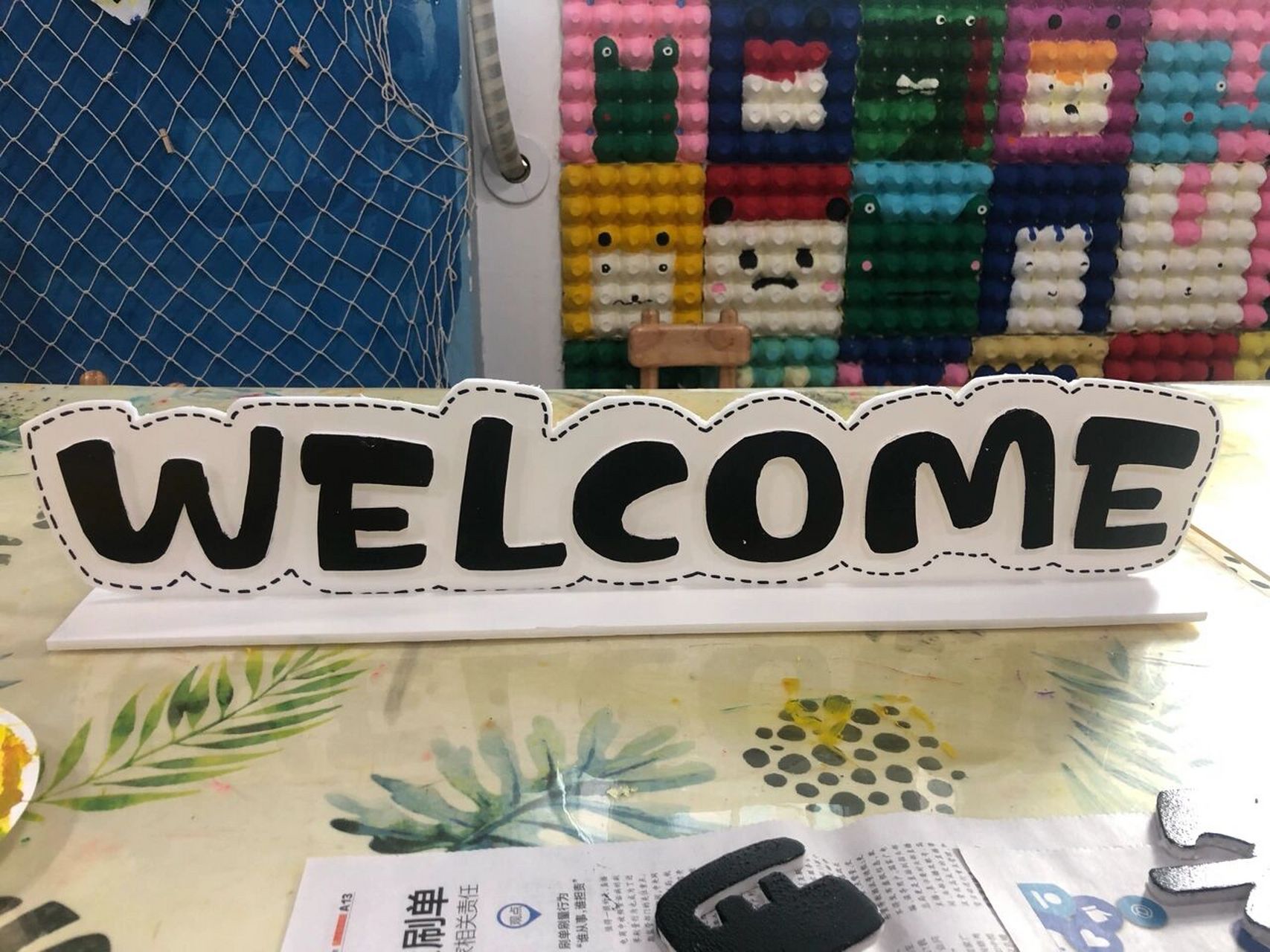 kt板|幼儿园活动签到台环创设计 这个秋天不知道用了多少块kt板 两个