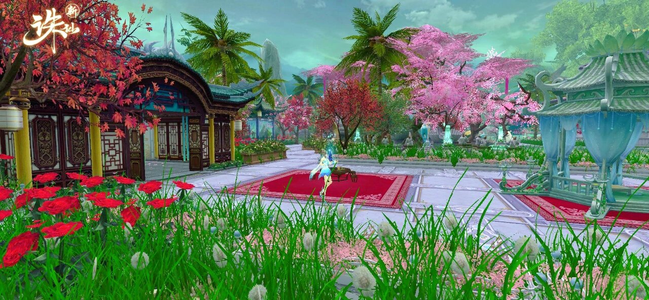 诛仙仙府樱落庭装修方案 #诛仙手游