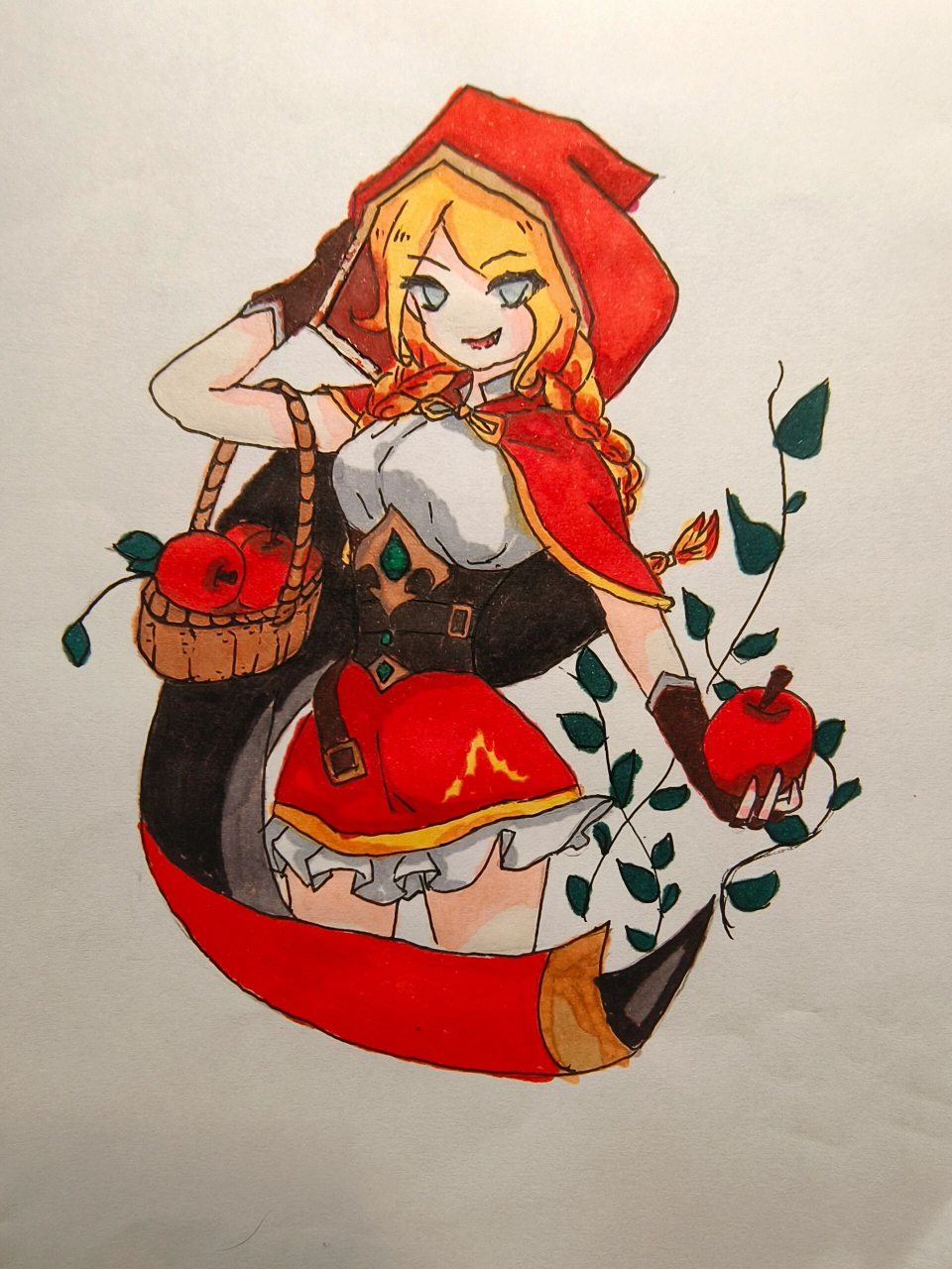 魔镜物语画风超赞 好喜欢里面的黑化小红帽立绘,暗黑风狠戳我