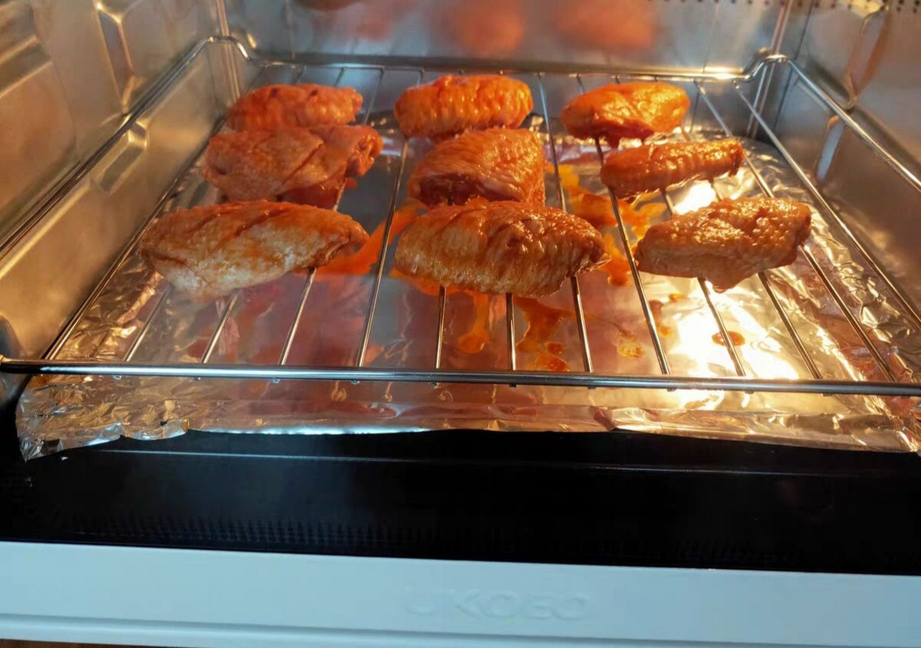烤鸡翅图片真实 烤箱图片
