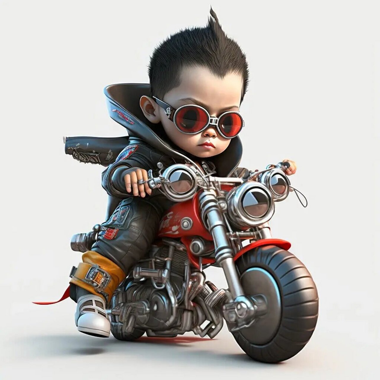 机车酷酷的头像又更新啦