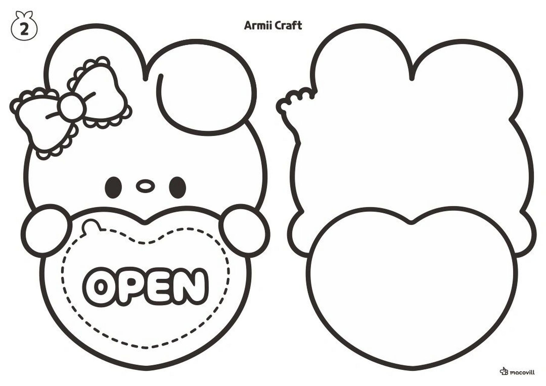 02可爱惊喜盲袋捏捏～ 彩色版&涂色版 ☆分享是美